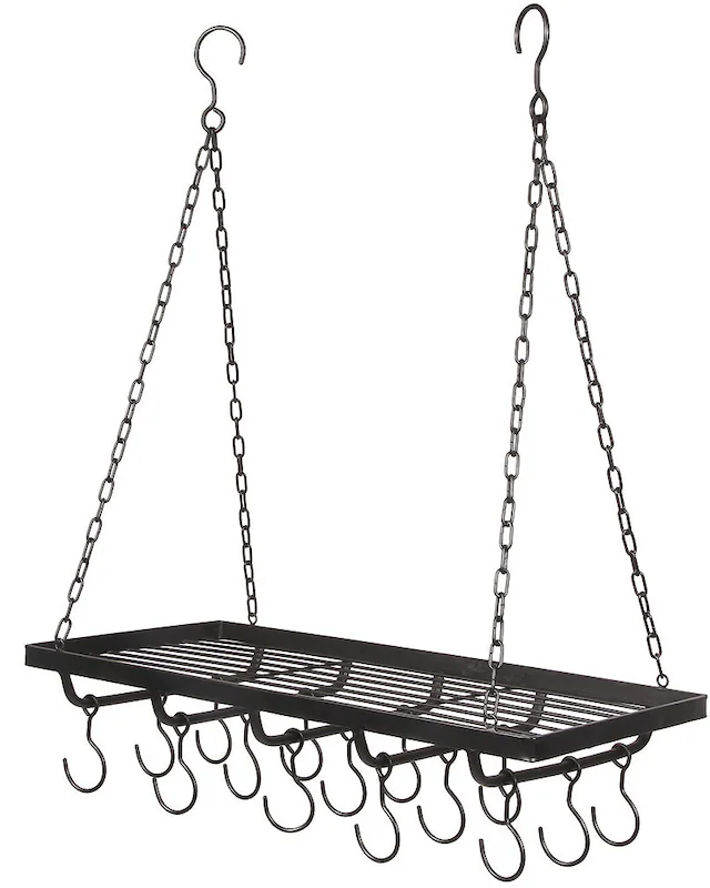 Ambiente Haus Hängekorb »Topfhänger aus Eisen in Schwarz - 60 cm«