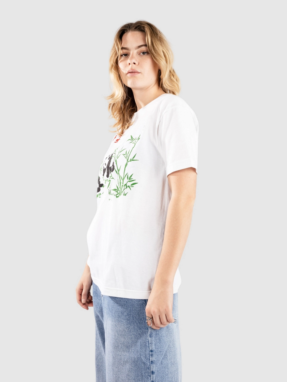 Smile And Wave Bamboo T-Shirt white