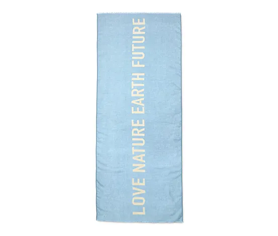 Webschal mit Statement-Print