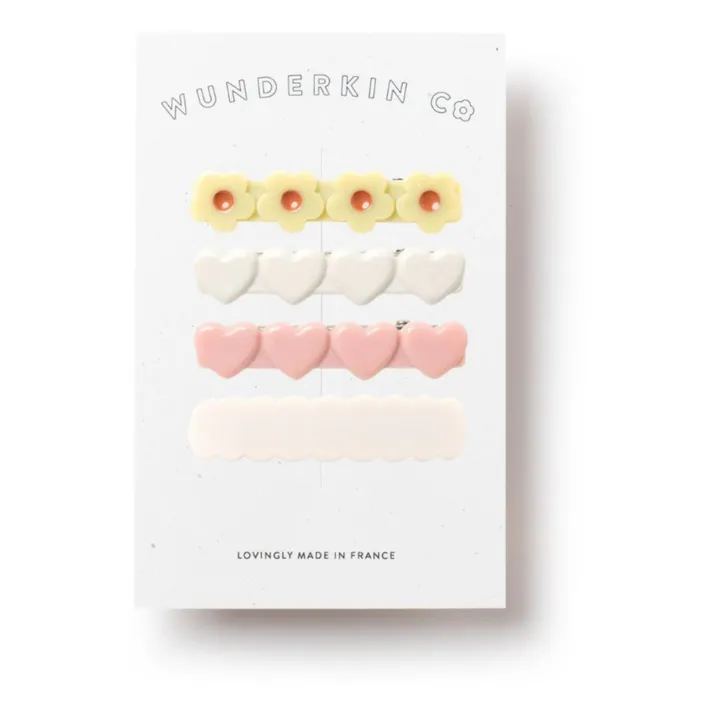 Wunderkin Co Lot 4 Barrettes Exclusivité Smallable | Crème