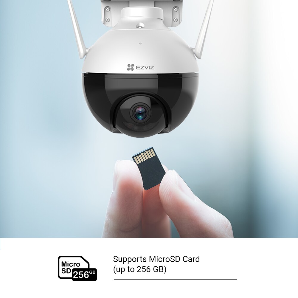 EZVIZ C8C Outdoor Kamera, Motorisierte Schwenk- / Neige-Funktion für 360 -Grad Abdeckung, Active Defense