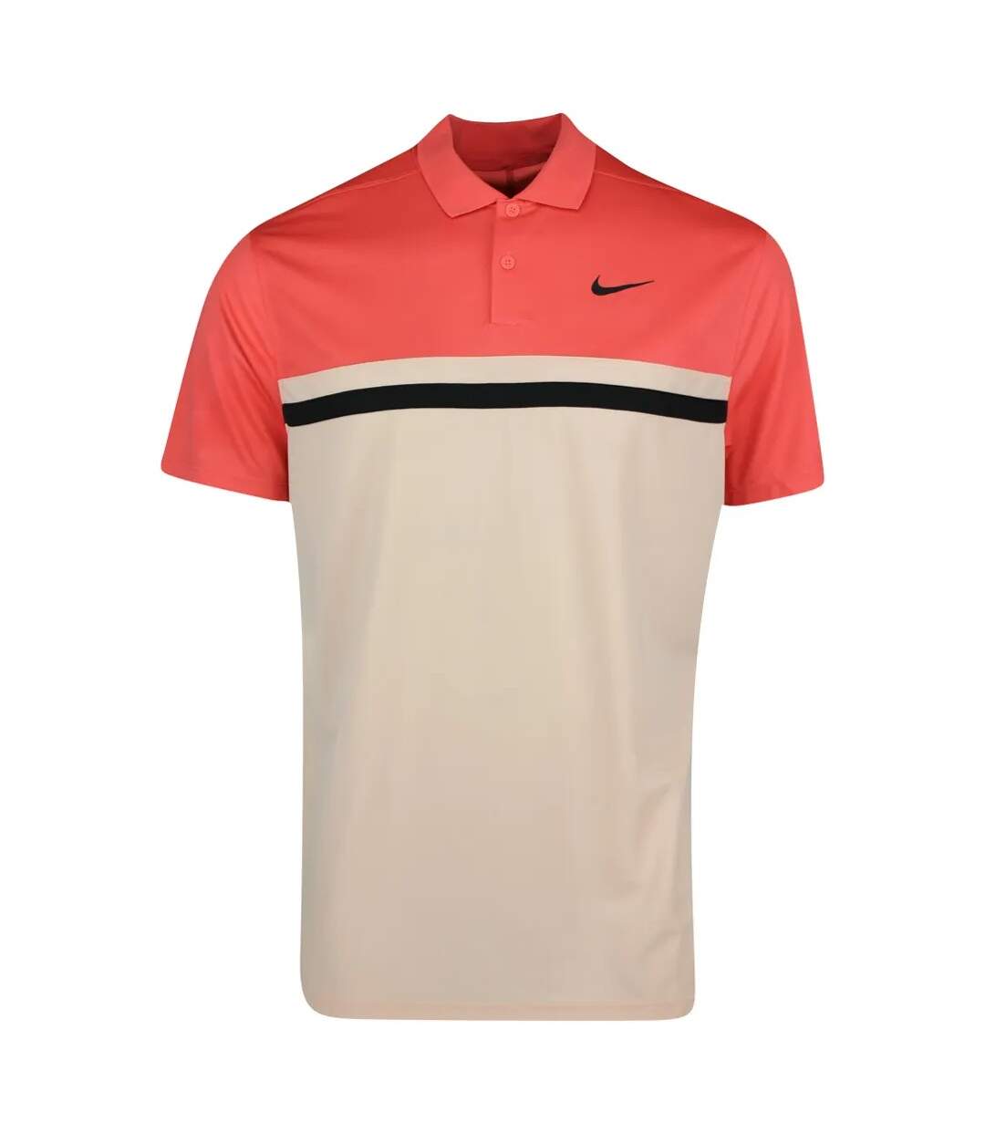 Nike - Polo VICTORY - Homme (Pêche clair / Saumon / Noir) - UTBC5077