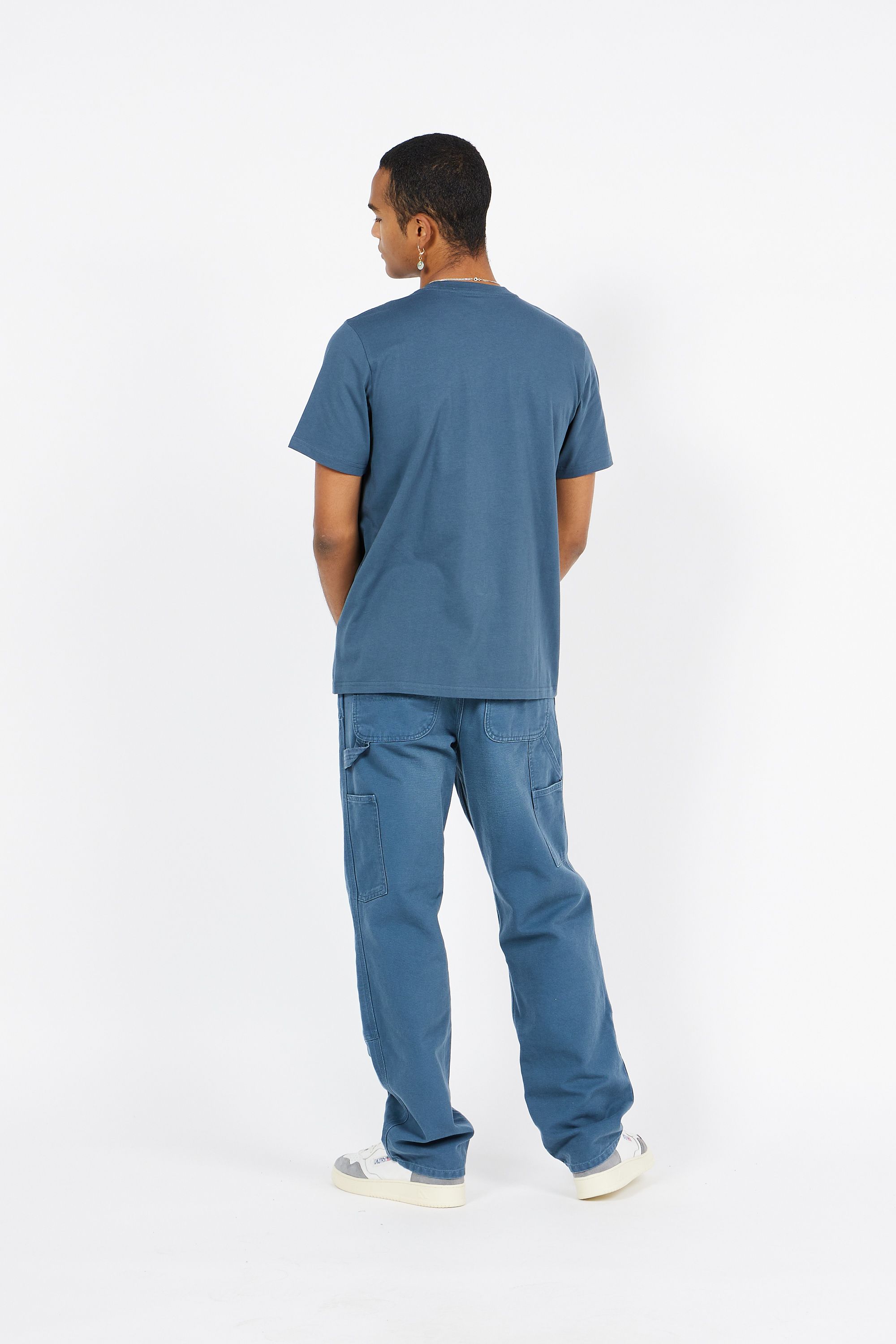 CARHARTT WIP Pantalon Double Knee Bleu