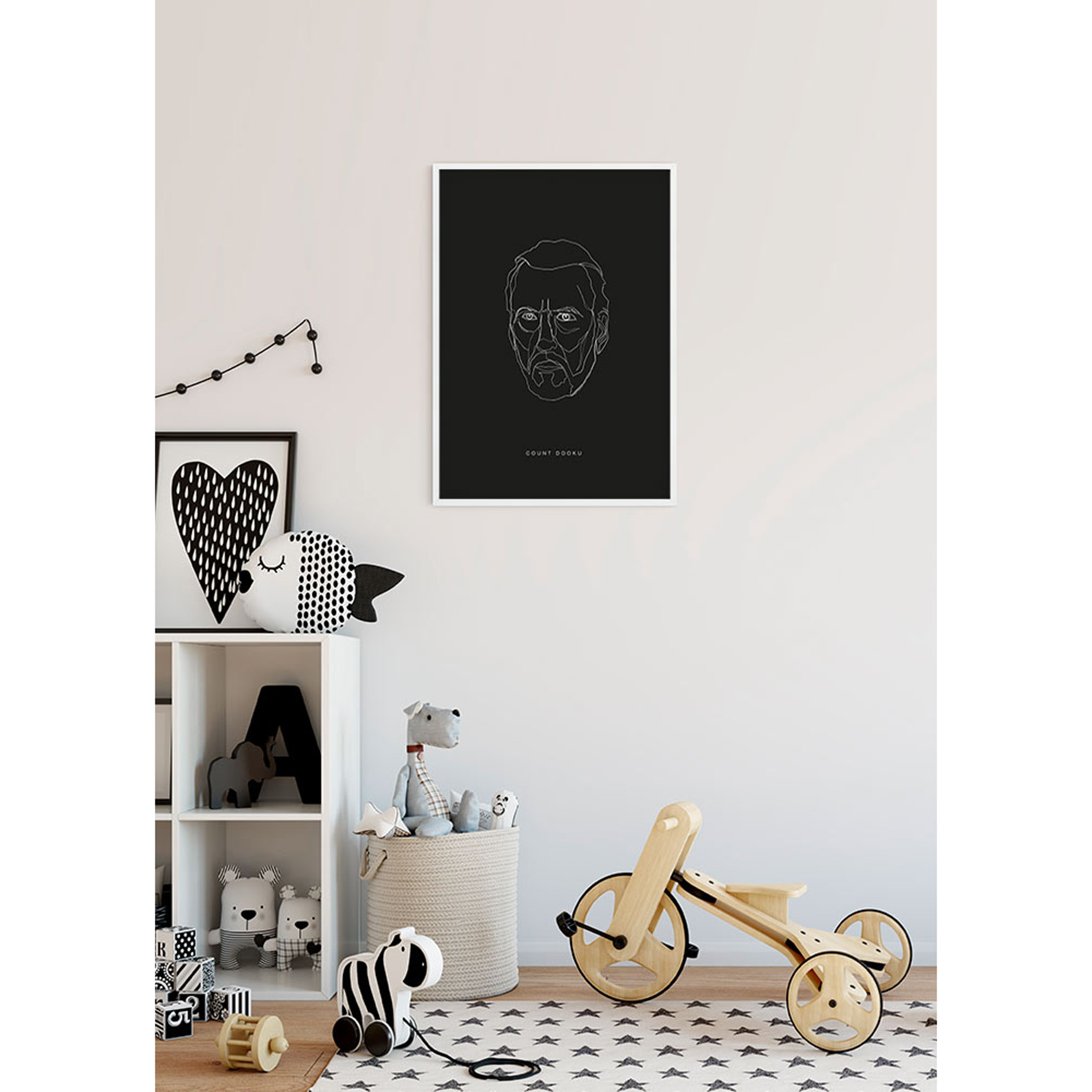 Wandbild STAR WARS LINES DARK SIDE - 50x70 cm