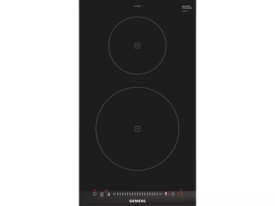 Siemens Domino induction 30cm 2 feux 3700w noir - eh375fbb1e