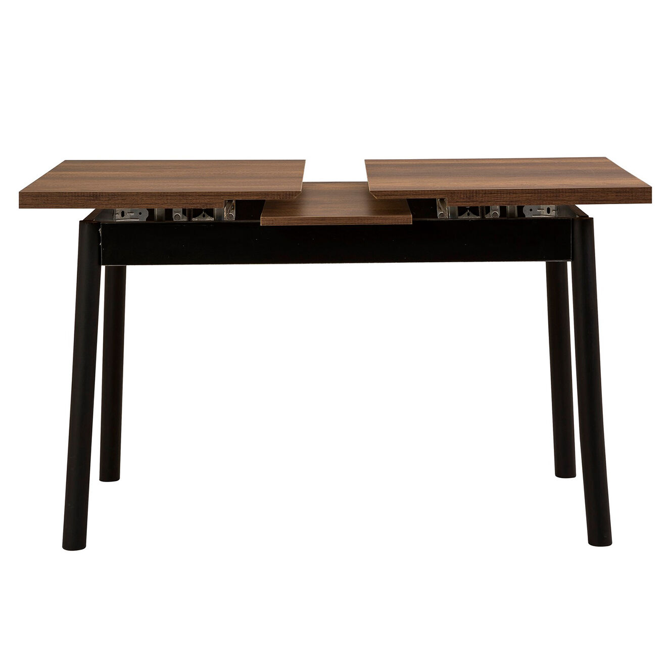 Homitis Table + 2 Chaises + Banc Olv noir