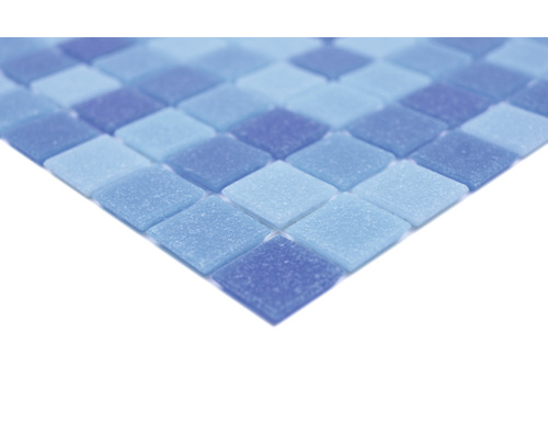 Glasmozaïek GM A 339P voor zwembadbouw, blauw, 32,7 x 30,5 cm