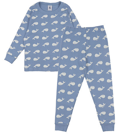 Petit Bateau Natt?j - Blå m. Hvaler