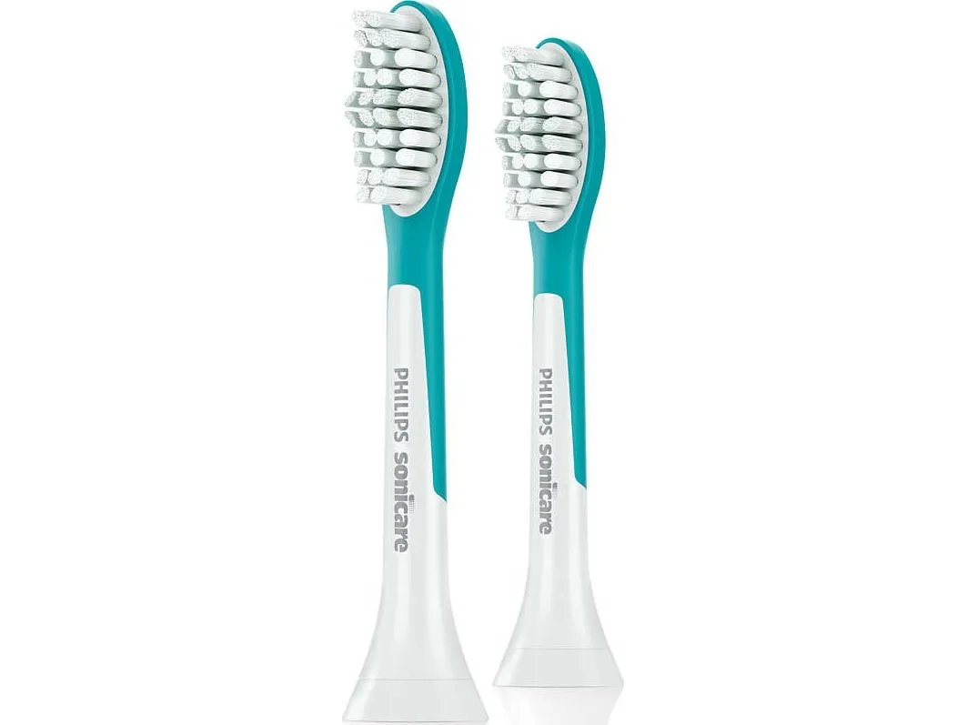 Philips Sonicare For Kids HX6042 - Ekstra tandbørstehoved - til tandbørste - akvamarin (pakke med 2)