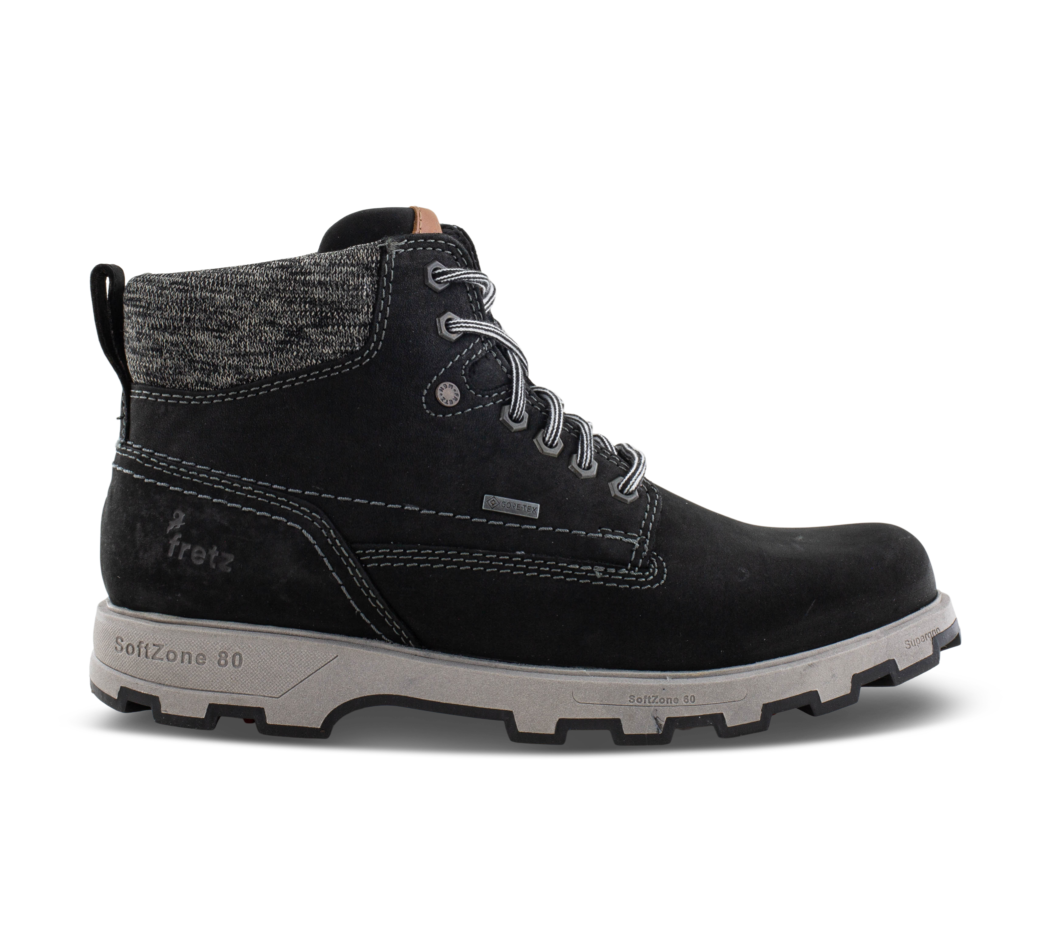 Fretz Preston - Schnürboots schwarz