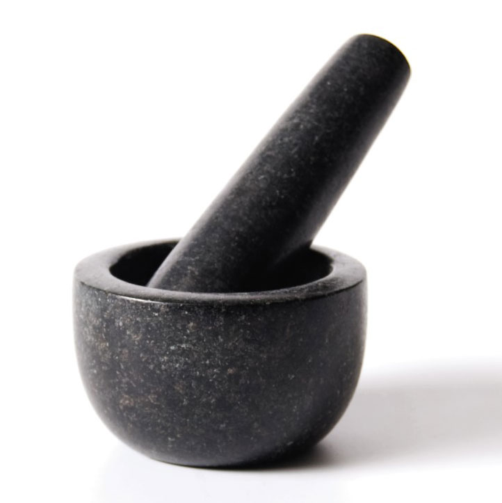 Mörser 'Zahtar', schwarz, Ø 8 cm, H 5 cm zu 11,80