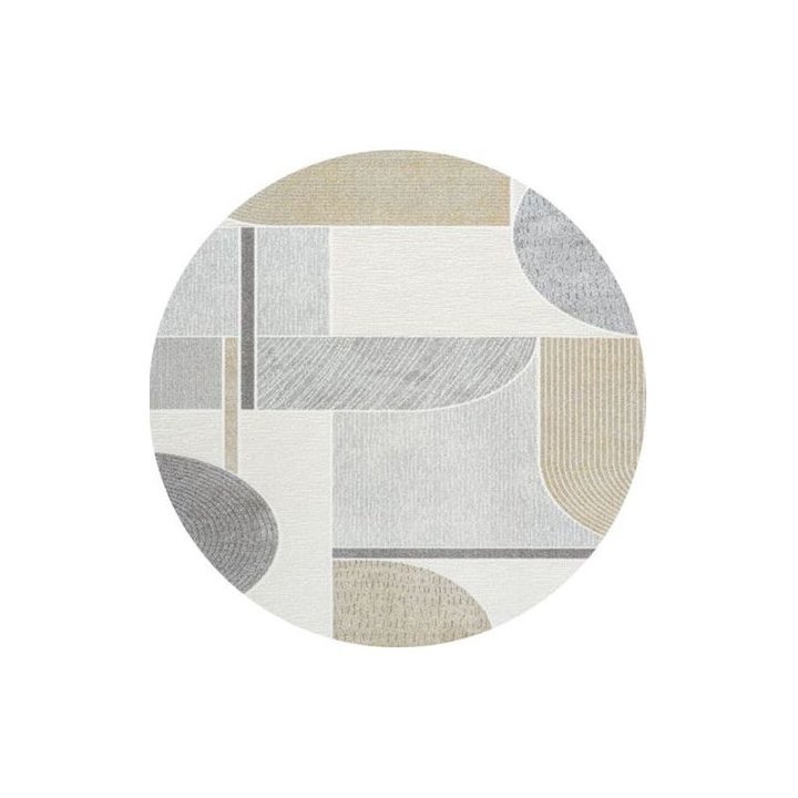 Rond modern vloerkleed - Verwood 6191 | Abstract