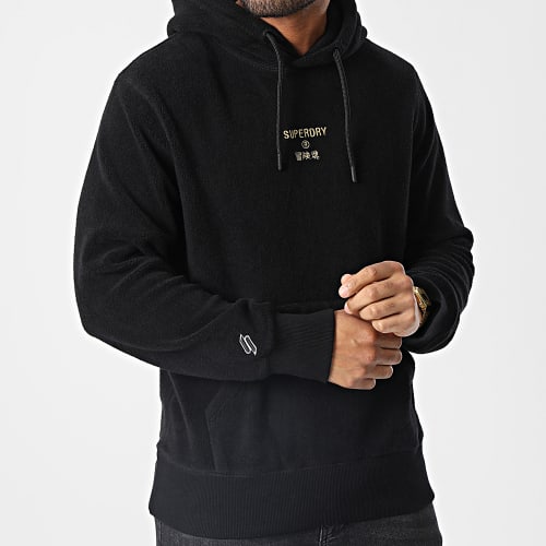 Sweat Capuche Polaire Code Noir