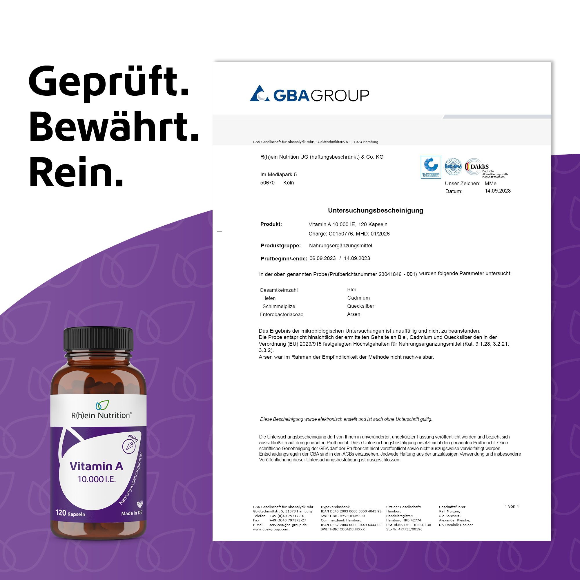 R(h)ein Nutrition Vitamin A 10.000 I.E.
