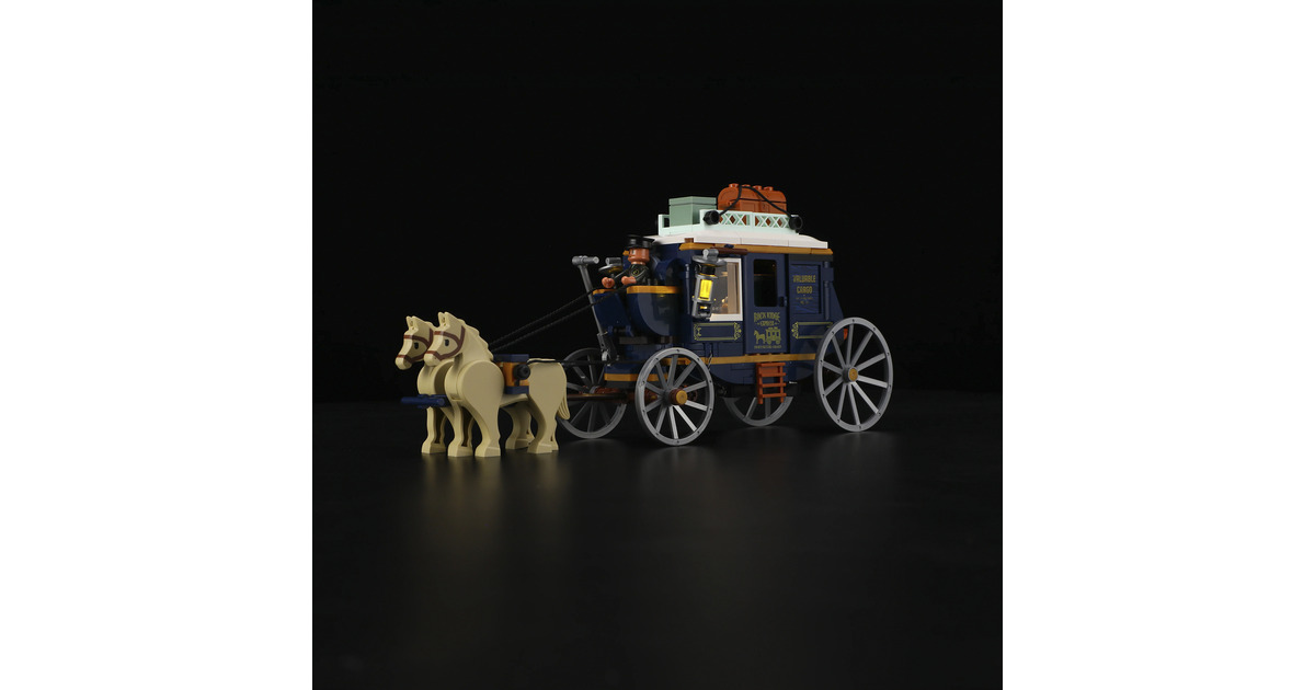 LumibricksThe Old West - Treasure Stagecoach Constructiespeelgoed  (L9099)