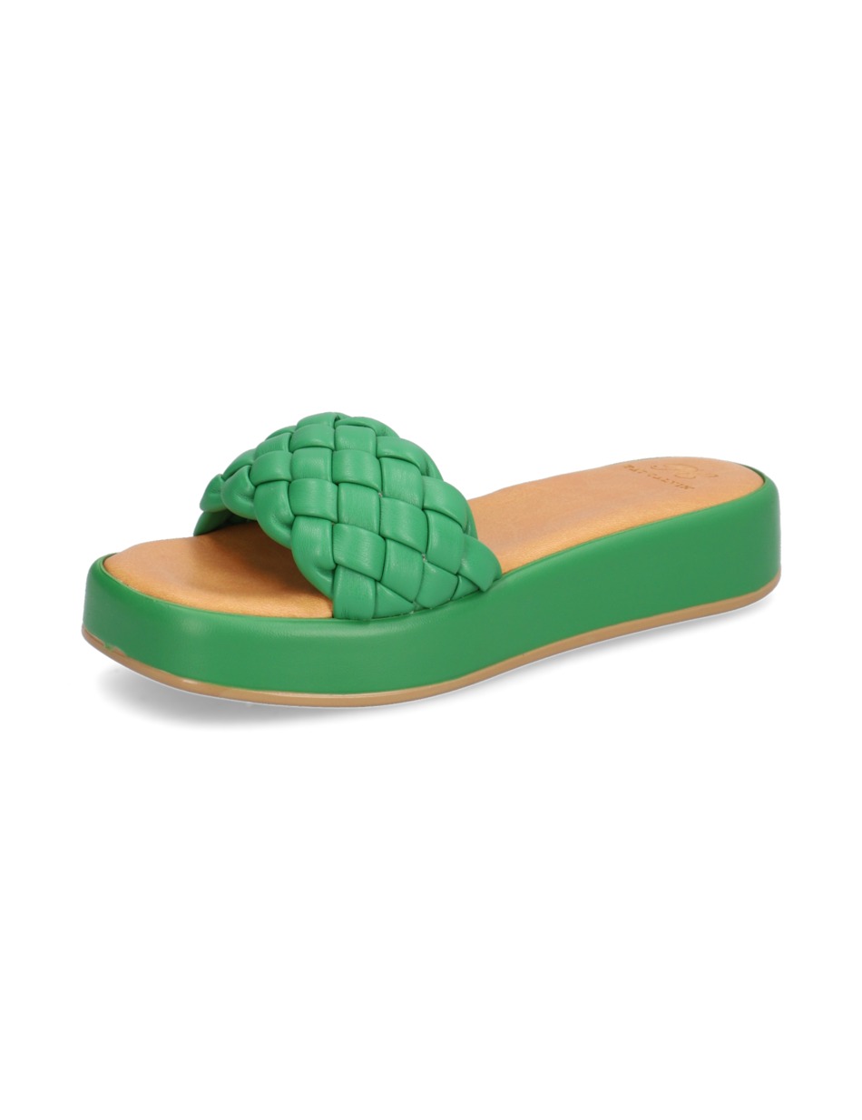 Glattleder Pantoffel