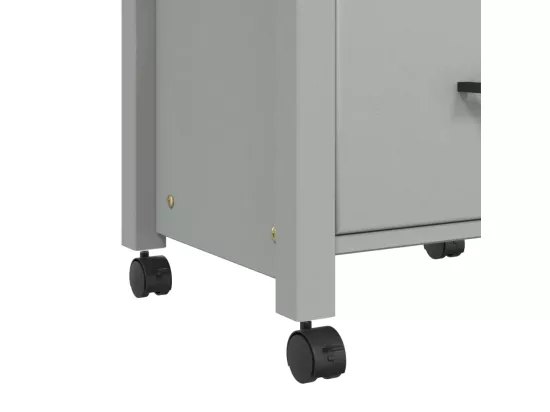 Chariot de cuisine MONZA 48x40x90 cm bois massif de pin