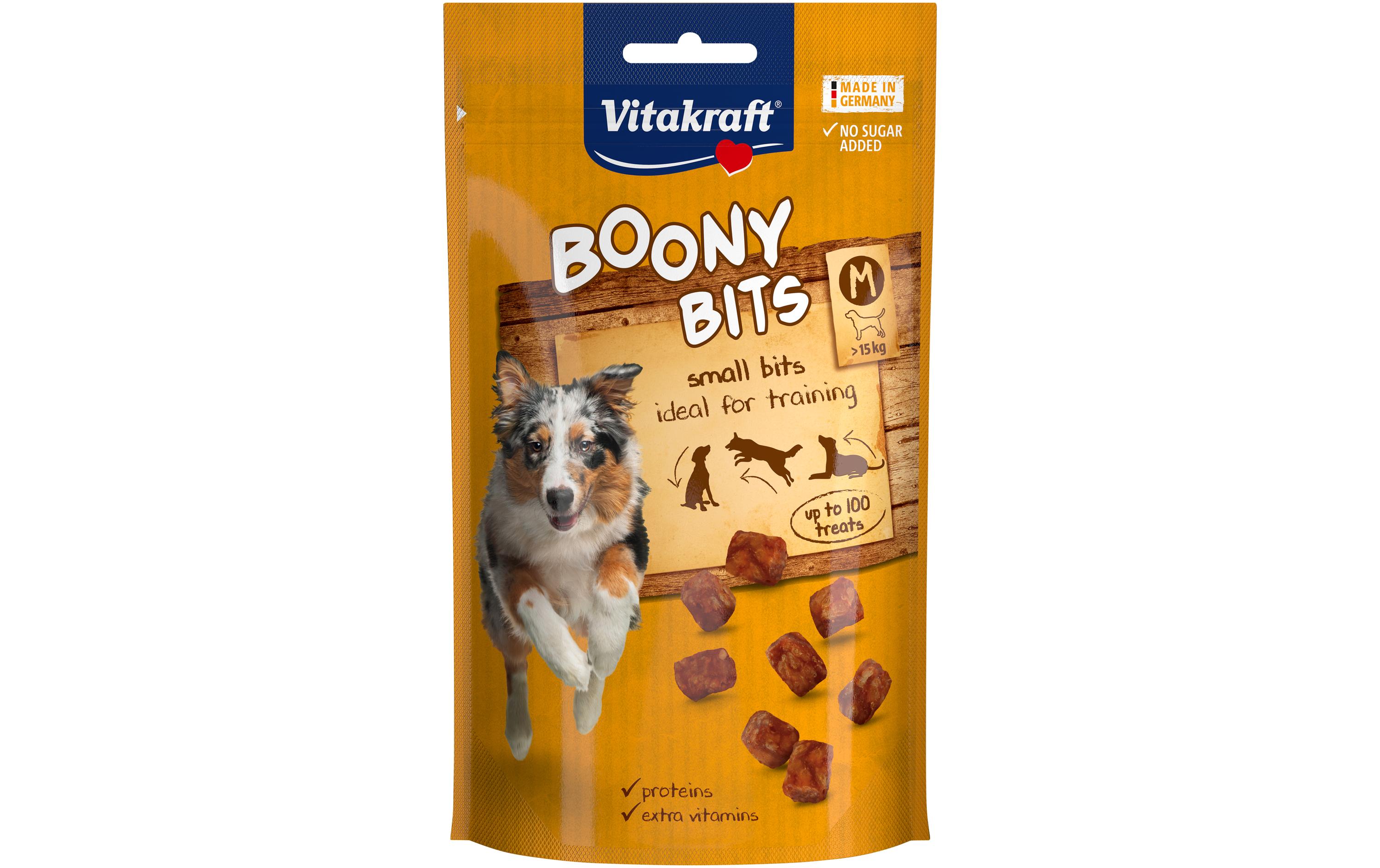 Leckerli Boony Bits M, 120 gBelohungsleckerli für's Training