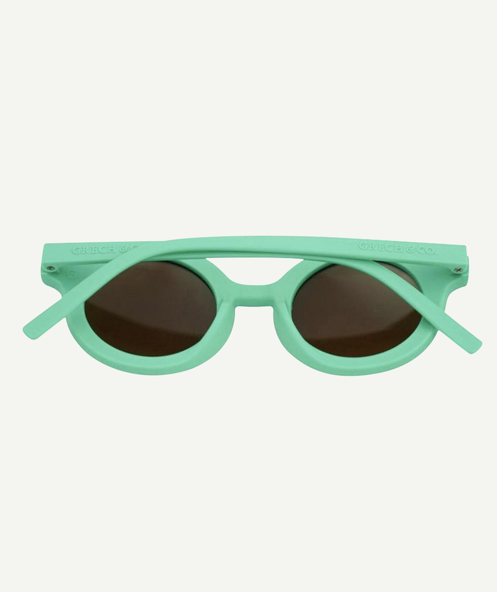 GRECH & CO.LUNETTES DE SOLEIL ORIGINAL RONDES ET TURQUOISE