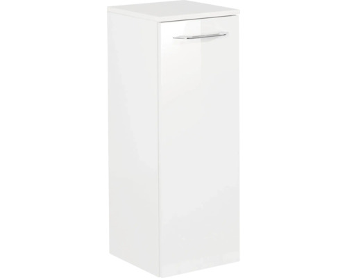 Middelhoge kast FACKELMANN B.clever, breedte 30,5 cm, wit hoogglans, gedemonteerd