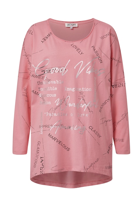 T-Shirt, Writing-Print, Rundhals, Langarm