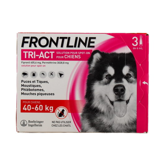 Frontline Tri-Act Pipettes pour chien