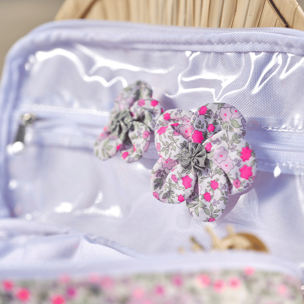 Petite Barrette Pétales De Fleur Serenade Fluo