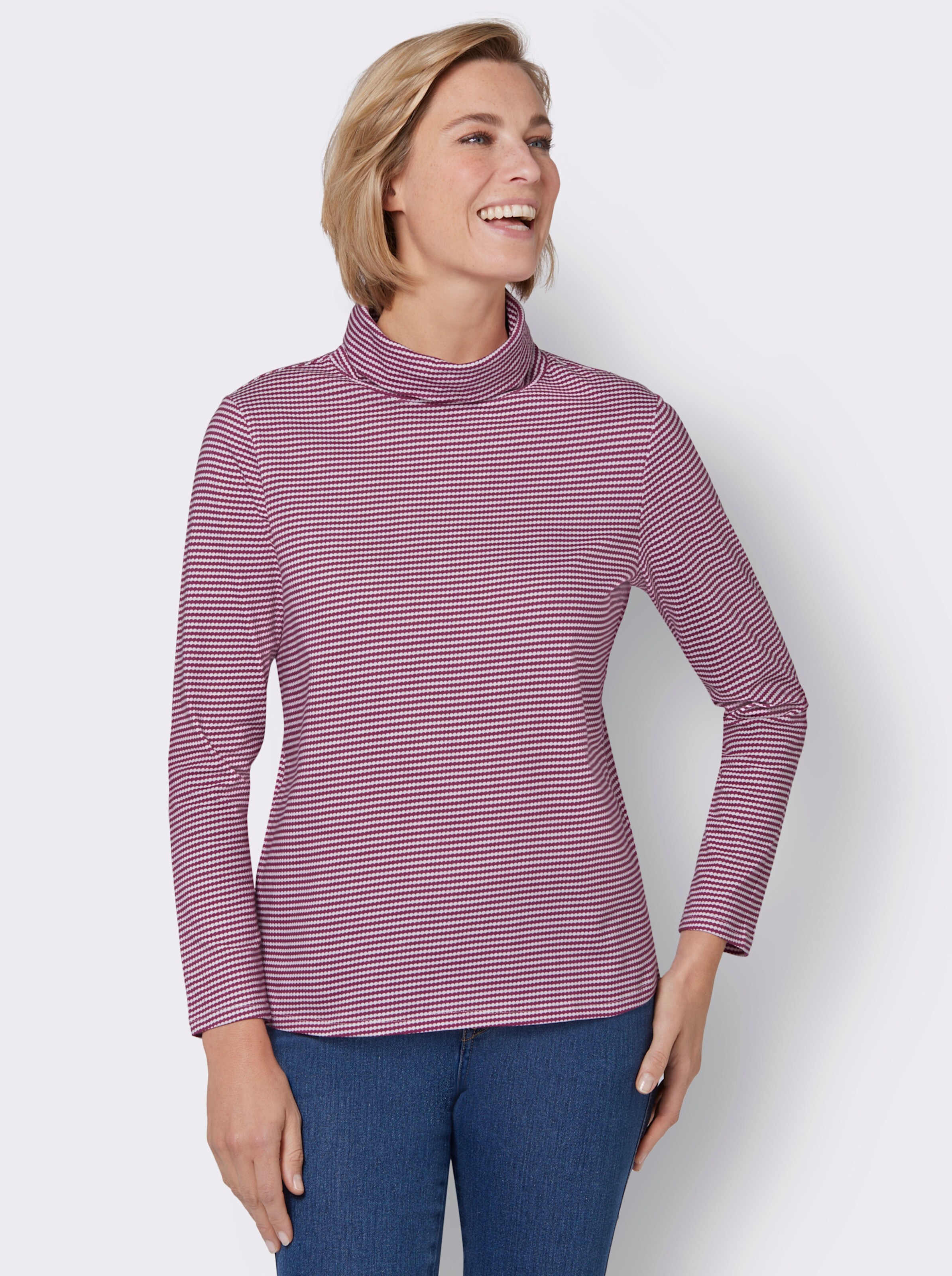 Rollkragen-Shirt
