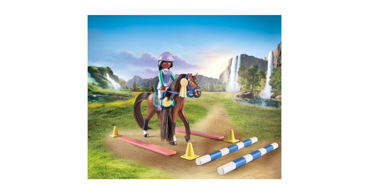 PLAYMOBILHorses of Waterfall - Zoe en Blaze speelset Constructiespeelgoed  (71355)