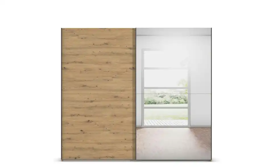 Schwebetürenschrank Fifty 251 cm 2 Stück
