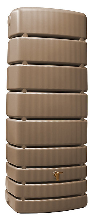 Récupérateur d'eau Garantia Slim taupe 500L