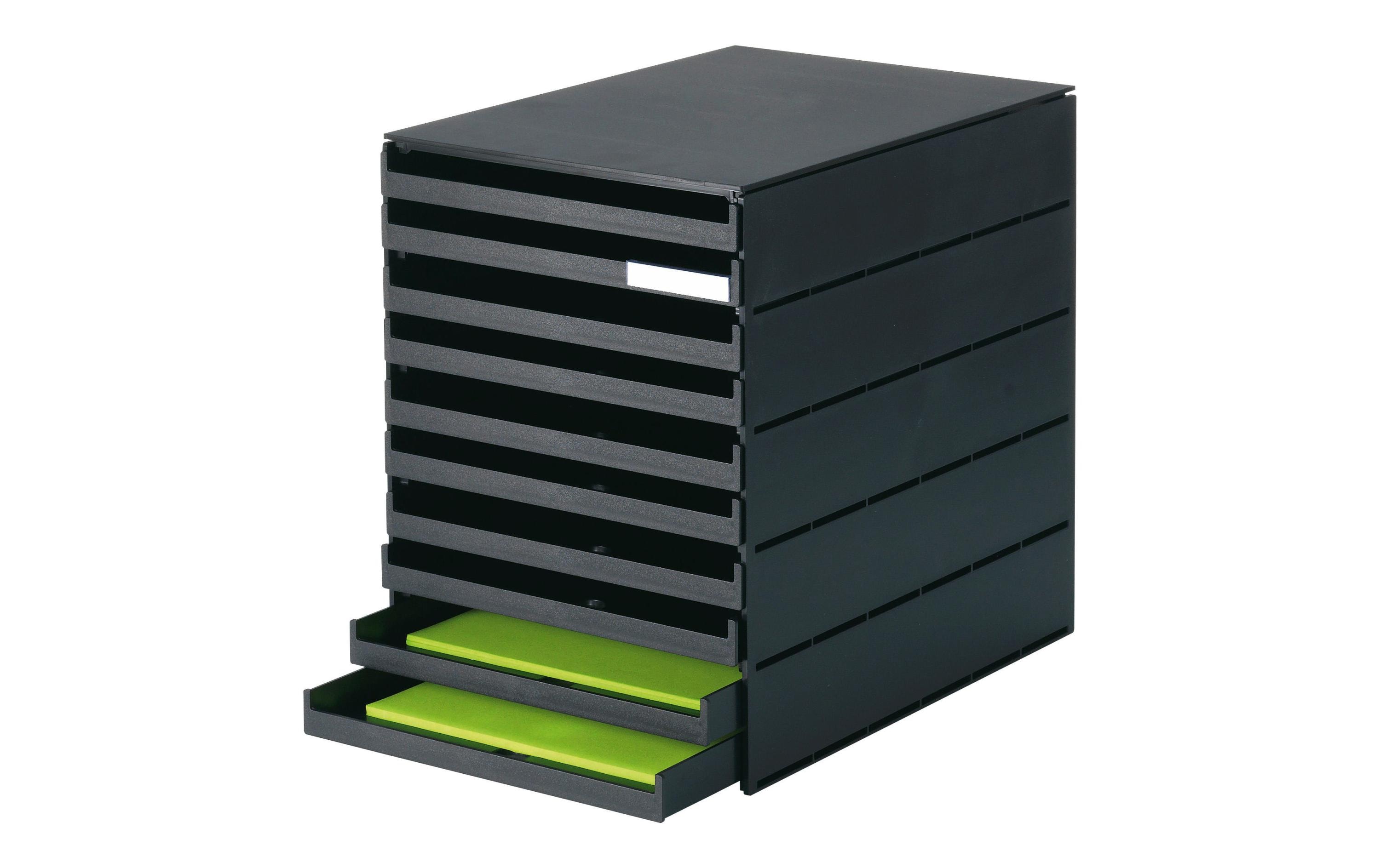 Schubladenbox styroval pro 20 mm 10 Schubladen, offenSchubladenbox