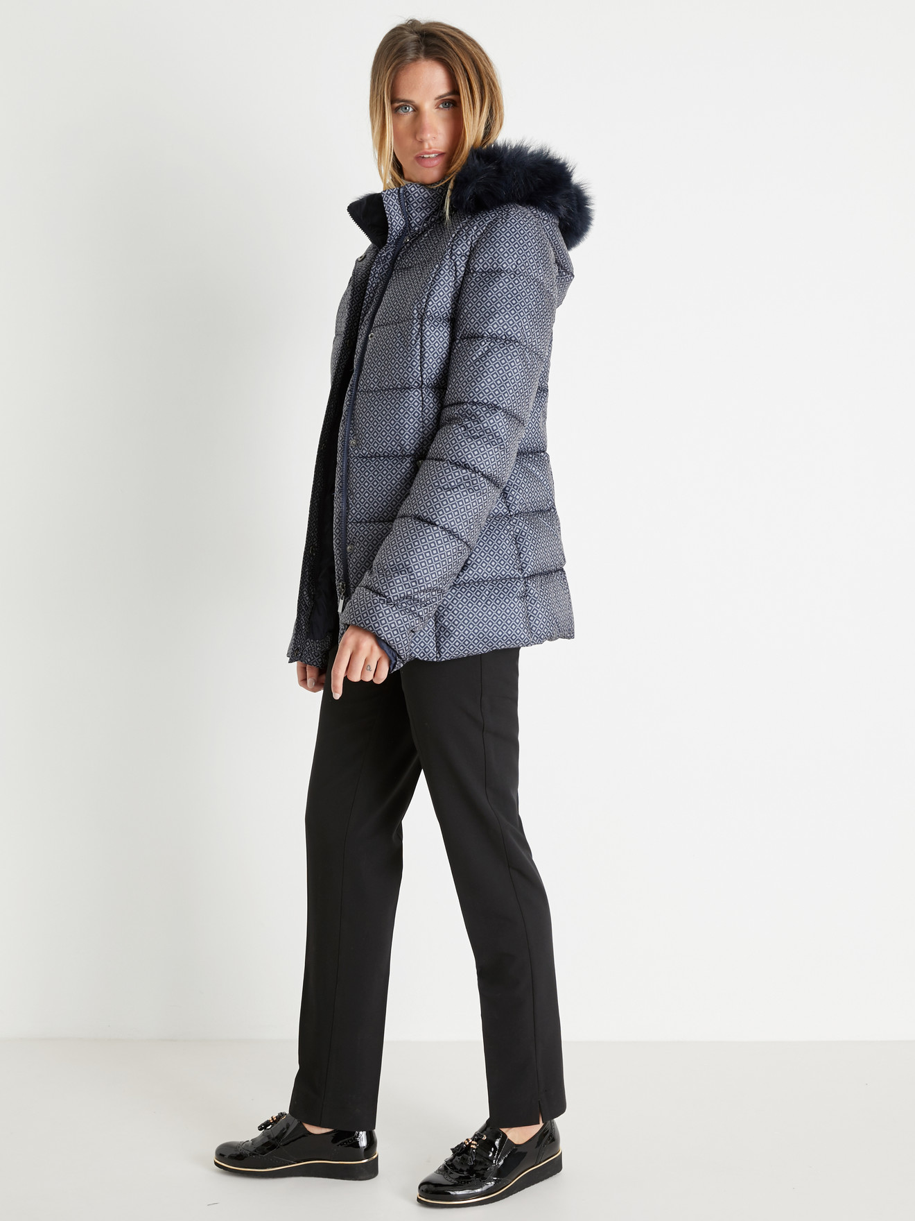 Parka à capuche déperlante