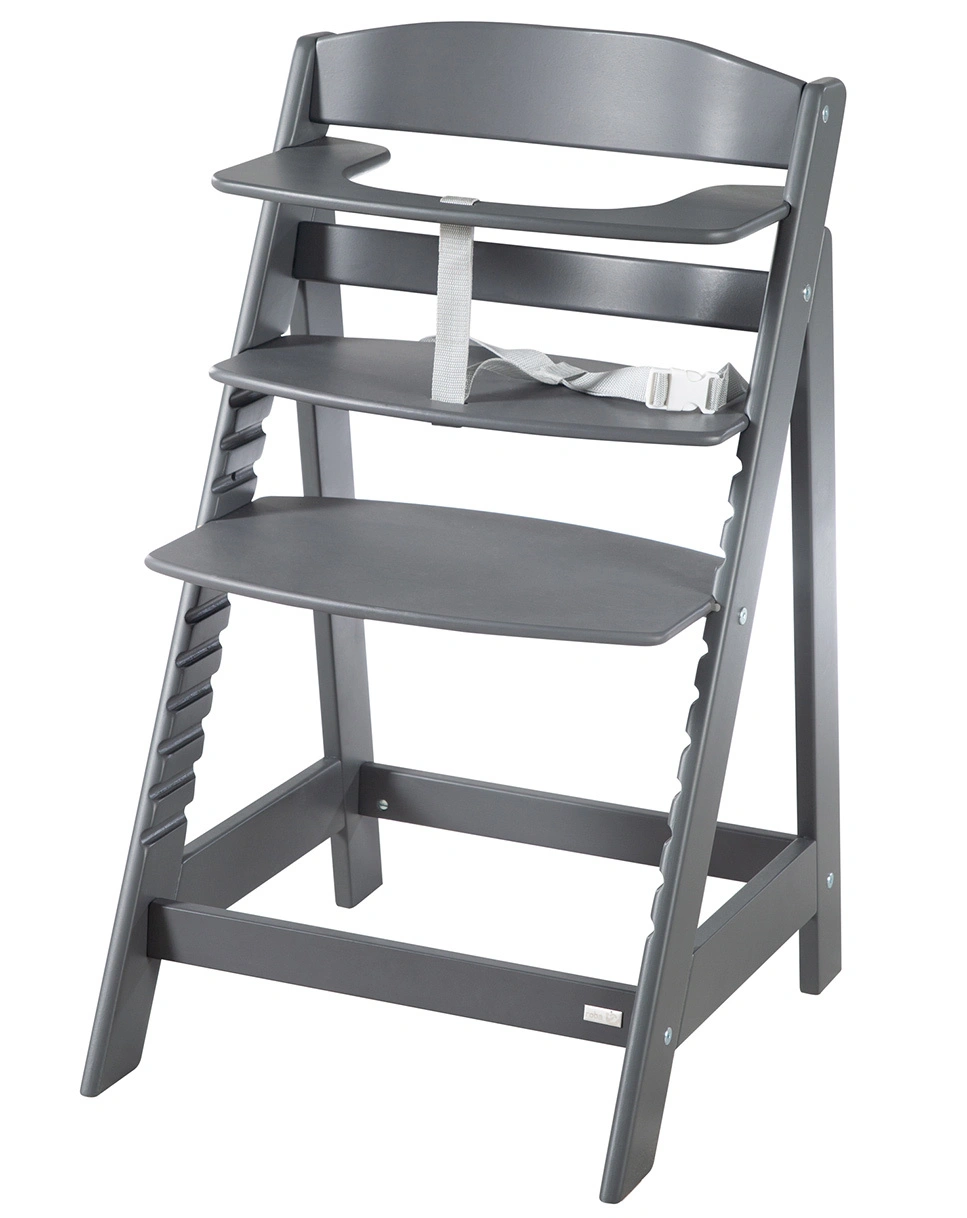 Treppenhochstuhl LUXE 2in1 anthrazit (Farbe: graphite)