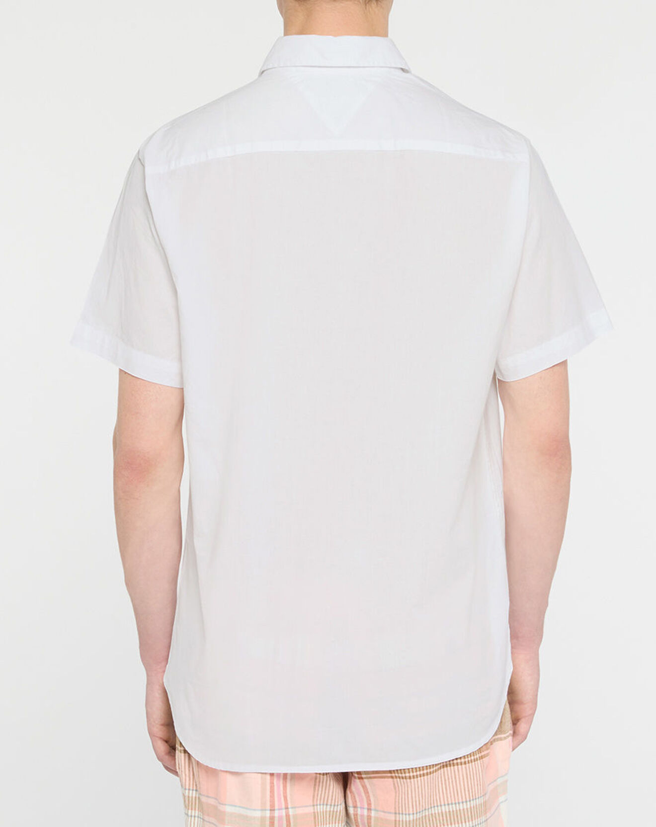 Tommy Hilfiger Chemise regular en Popeline 100% Coton Bio blanche