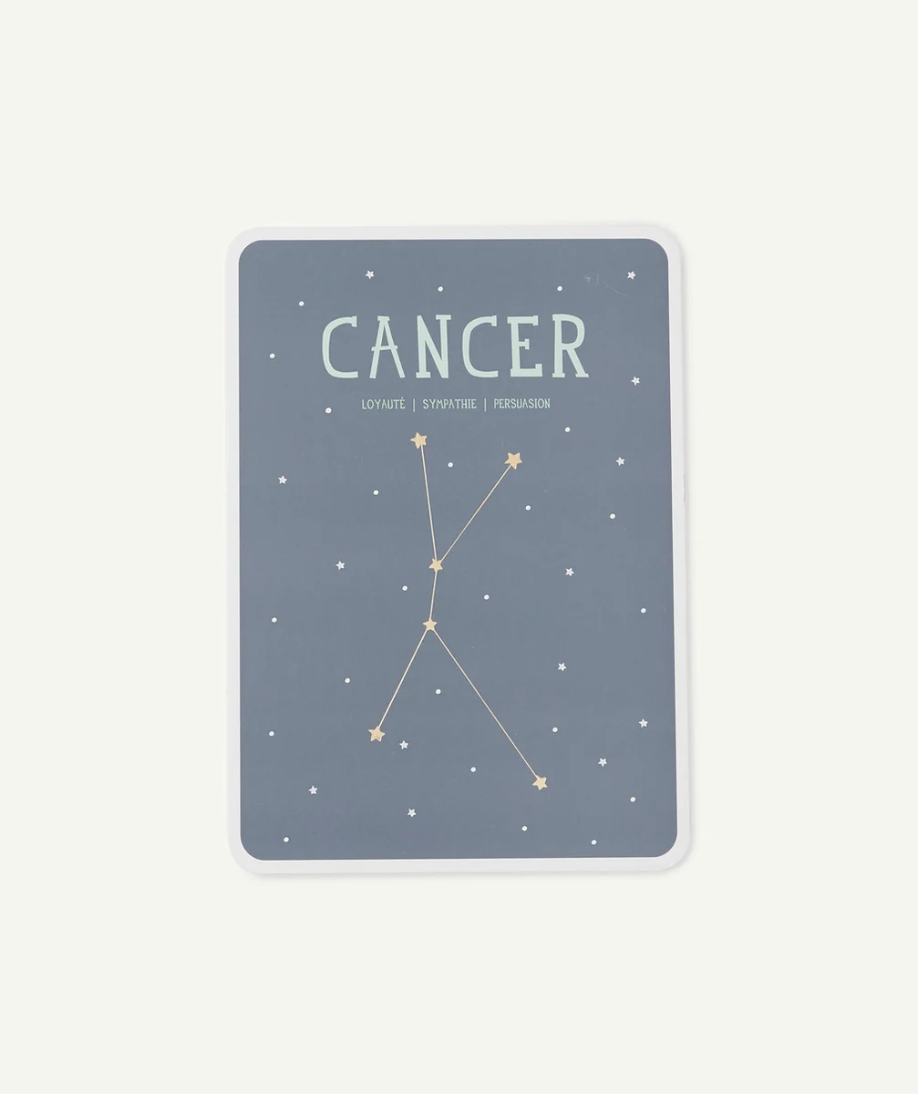 MILESTONECARTE POSTER ZODIAC CANCER BÉBÉ