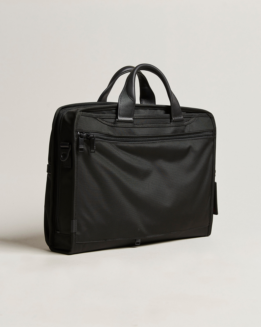 TUMI Alpha 3 Compact Large Laptop Brief Black