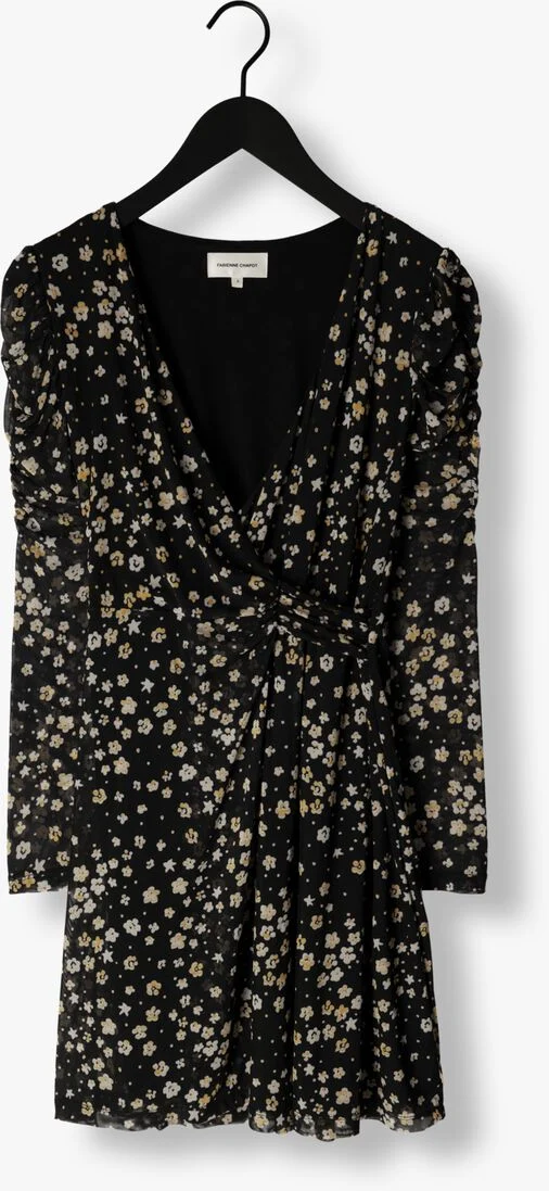 FABIENNE CHAPOT zwarte fabienne chapot mini jurk flake dress