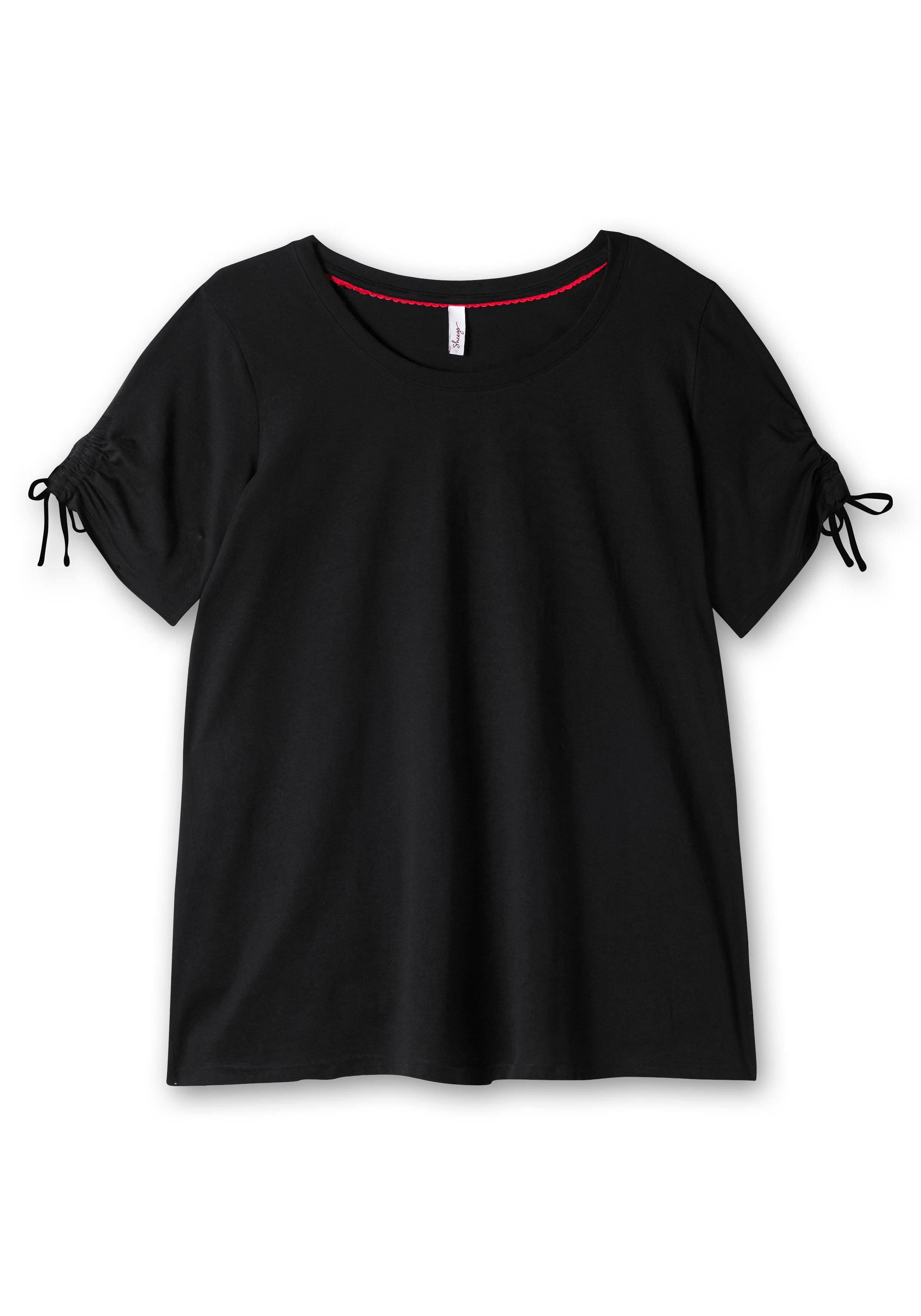 Doppelpack T-Shirts, mit Tunnelzug am Arm
