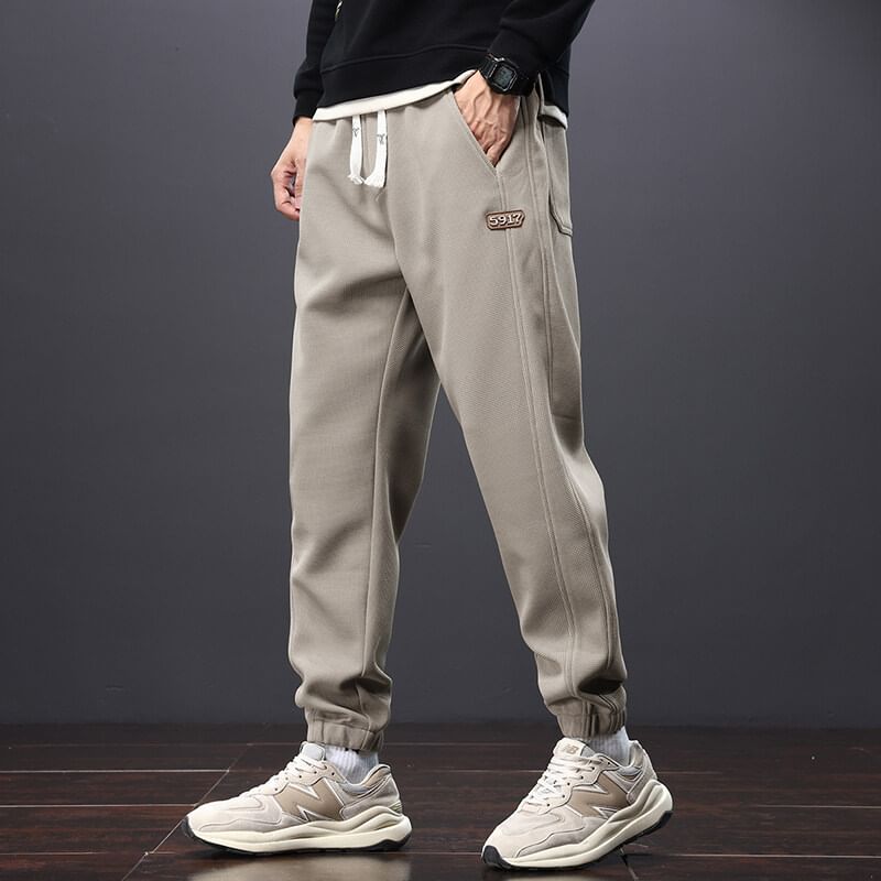 Ayuyel - Joggingbroek met trekkoord en letters