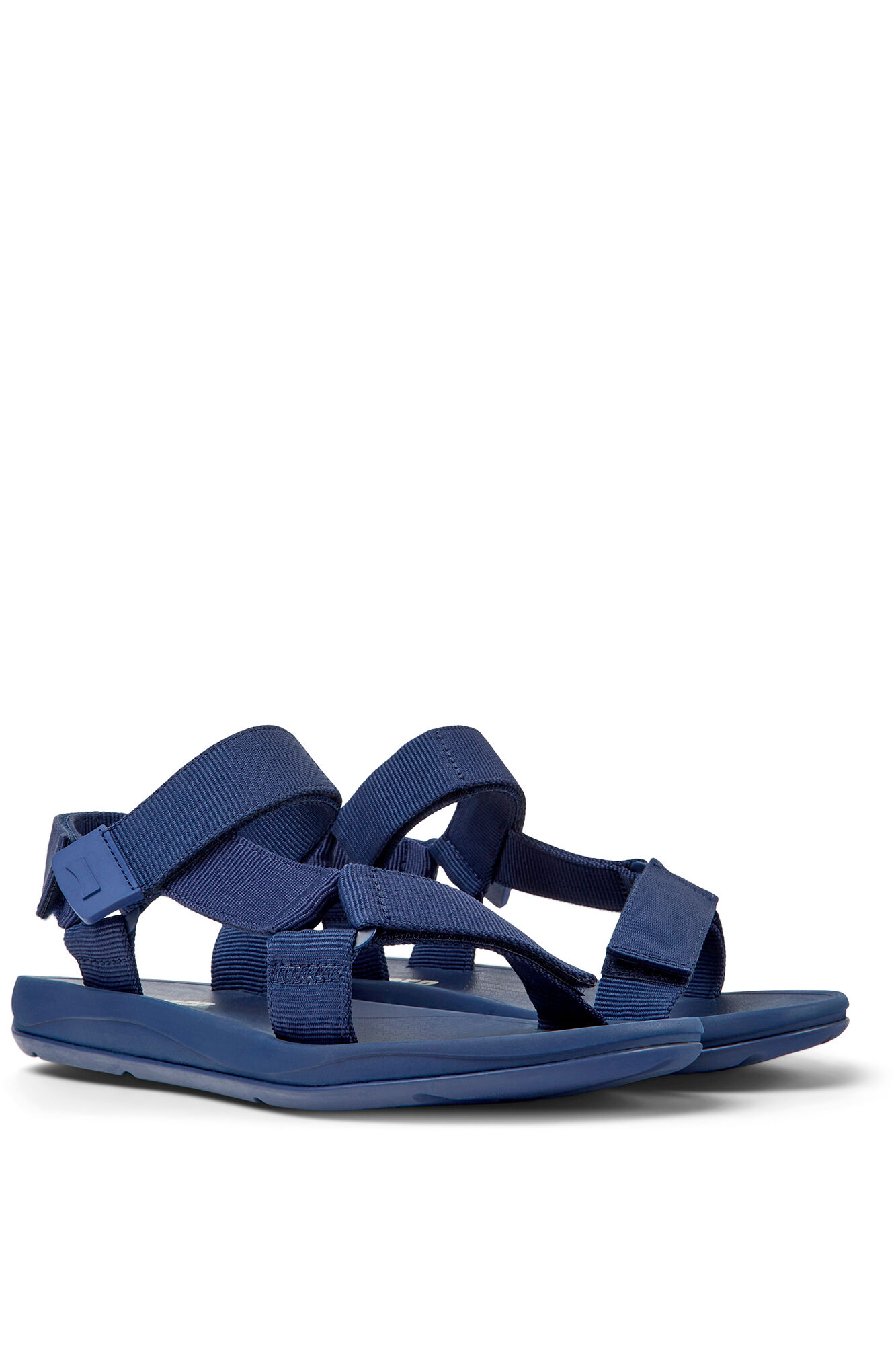 Sandália masculina preta. - azul marinho