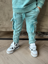 Mart biker pants - blue coral