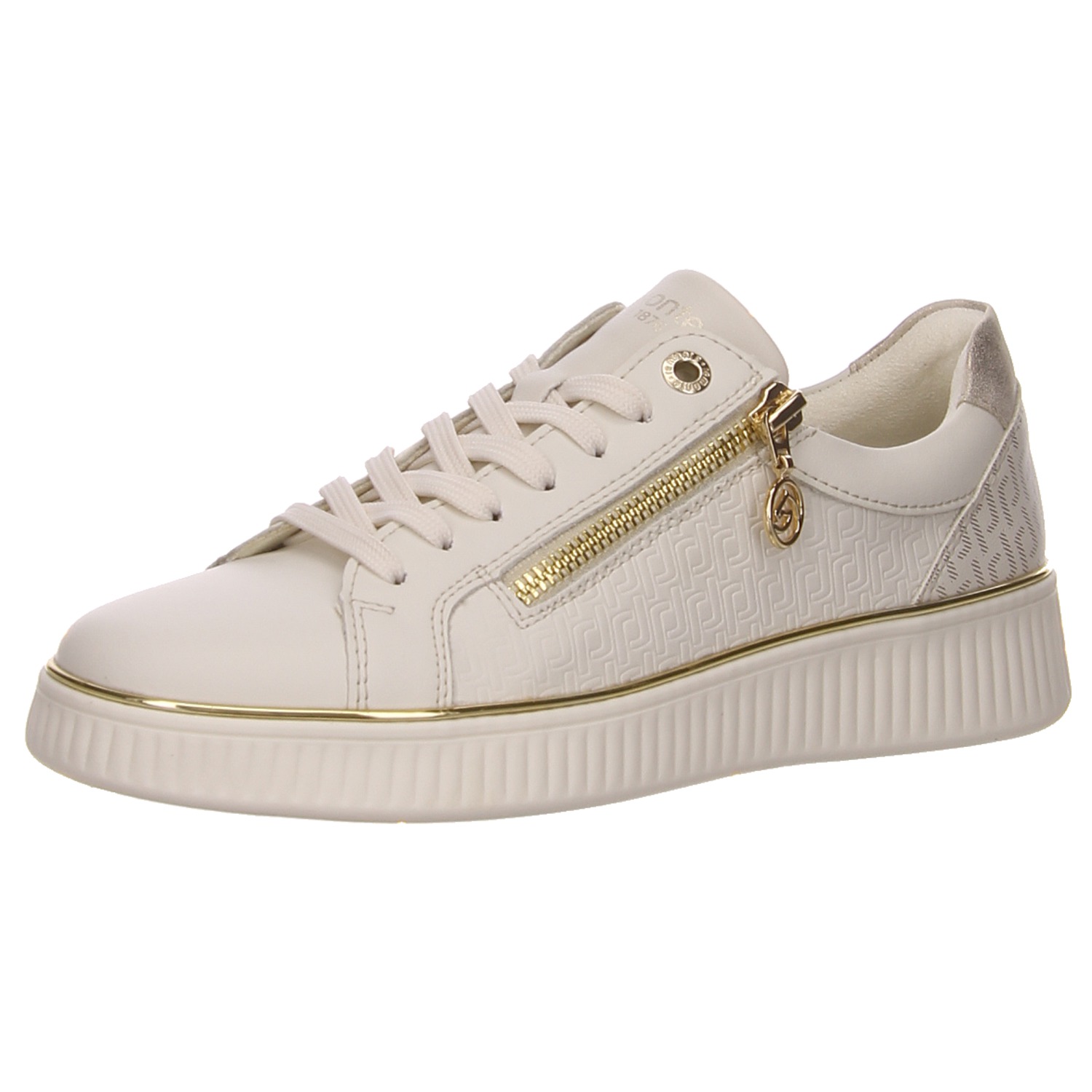 Remonte Schnürhalbschuh weiß weiss/weiss kombi