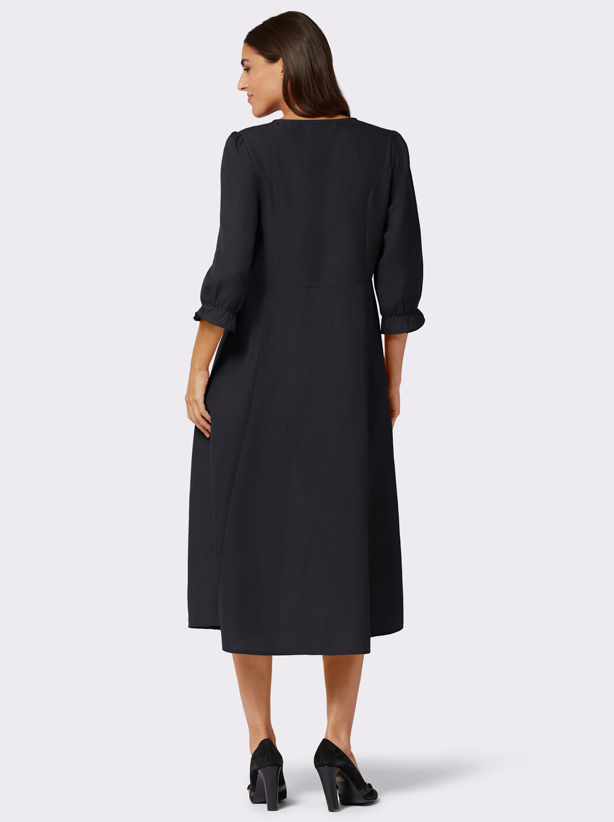 Trachtenkleid in Leinen-Optik