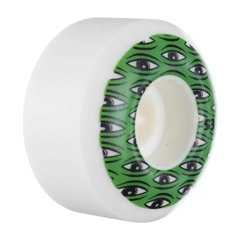 Roues skate TOY MACHINE (x4) All Seeing Blanc 100A 53mm