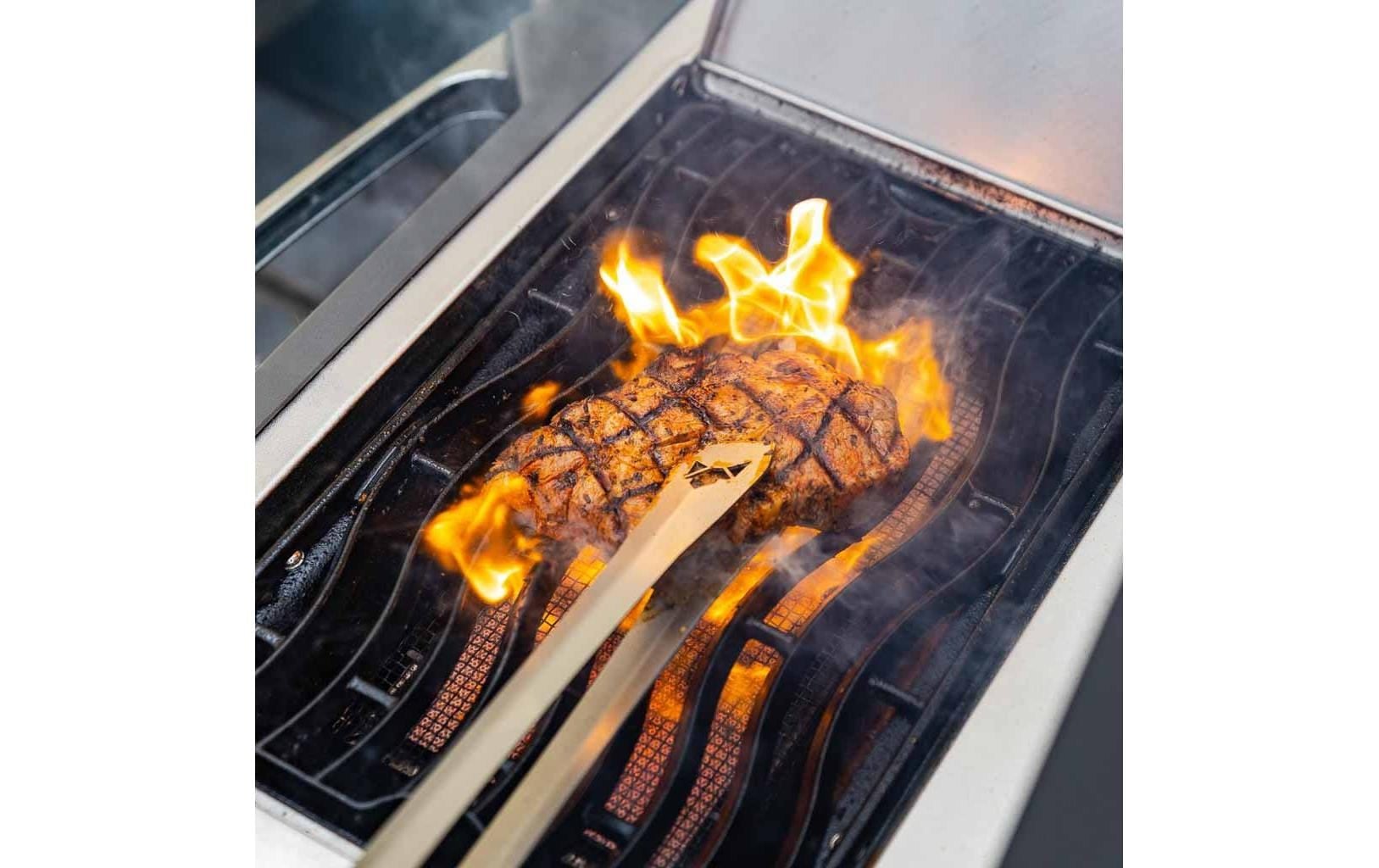 Fennek Grill Grillzange »gross Silber«