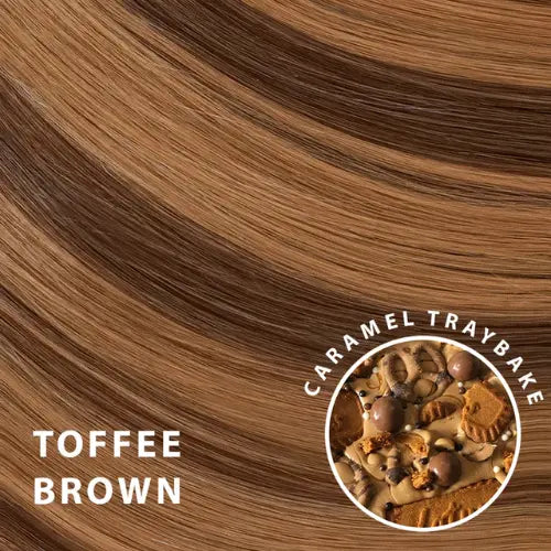 Super Thick 22 Inch 5 Piece Straight Clip In Hair Extensions Toffee Brown