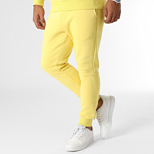 Ensemble Sweat Capuche Et Pantalon Jogging Jaune