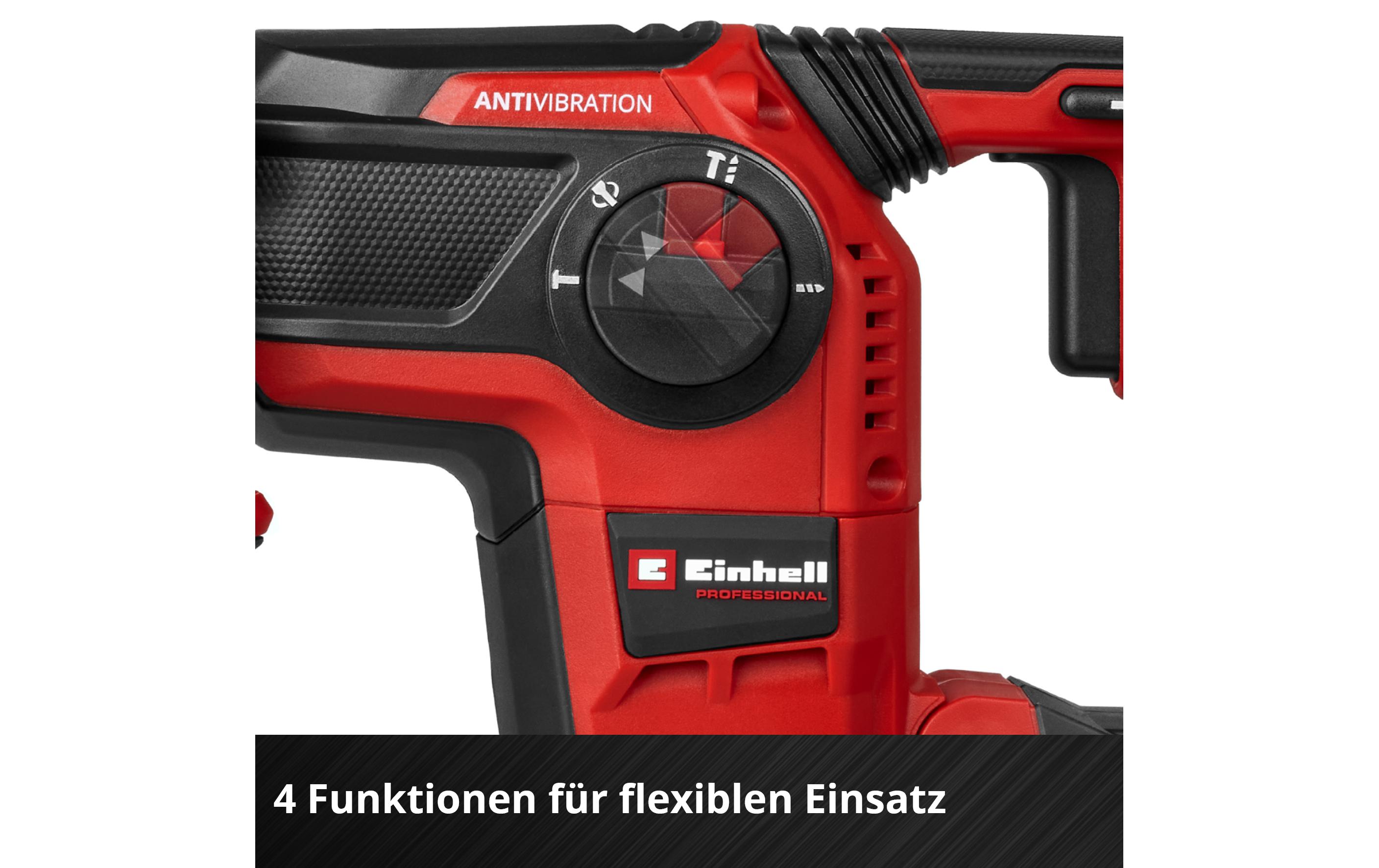 Schnurloser Bohrhammer TP-HD 18/28 Li BL+4 (1x3.0Ah+)<br>Universell einsetzbare Akku-Schlagbohrmaschine