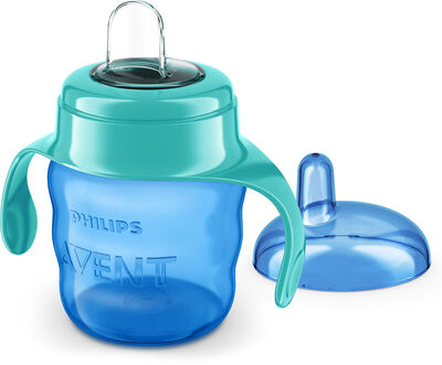 Philips Avent Classic Tåtekopp 200 ml, Blue/Green